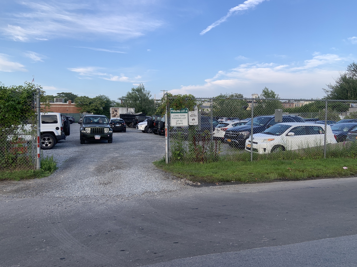 The New York State Public Service Commission has upheld a lease for the gas ball parking lot in Sag Harbor to a company controlled by developer Adam Potter. STEPHEN J. KOTZ