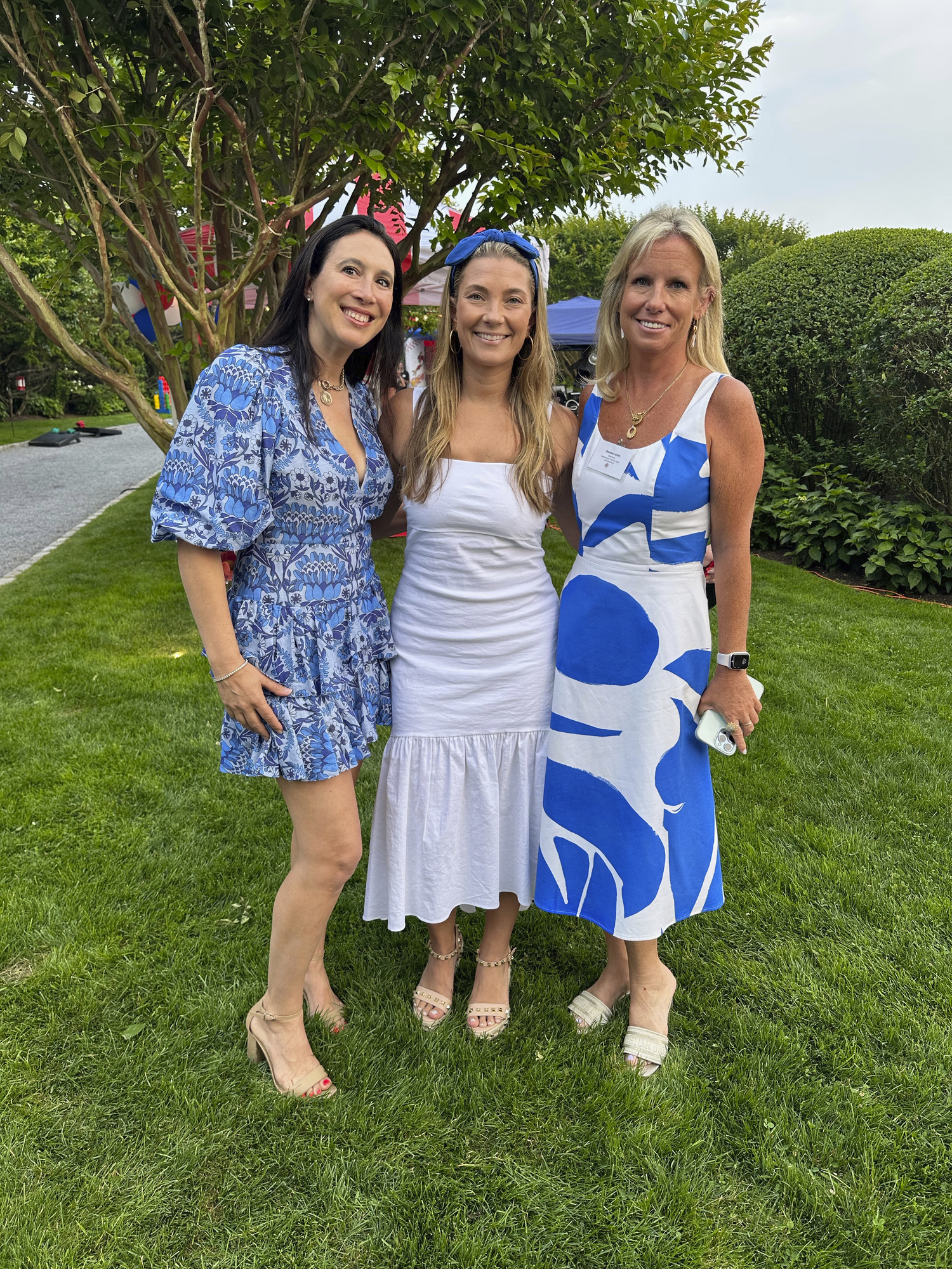 Caline Basroon, Maura O'Rourke-Graves and Bronwen Smith.