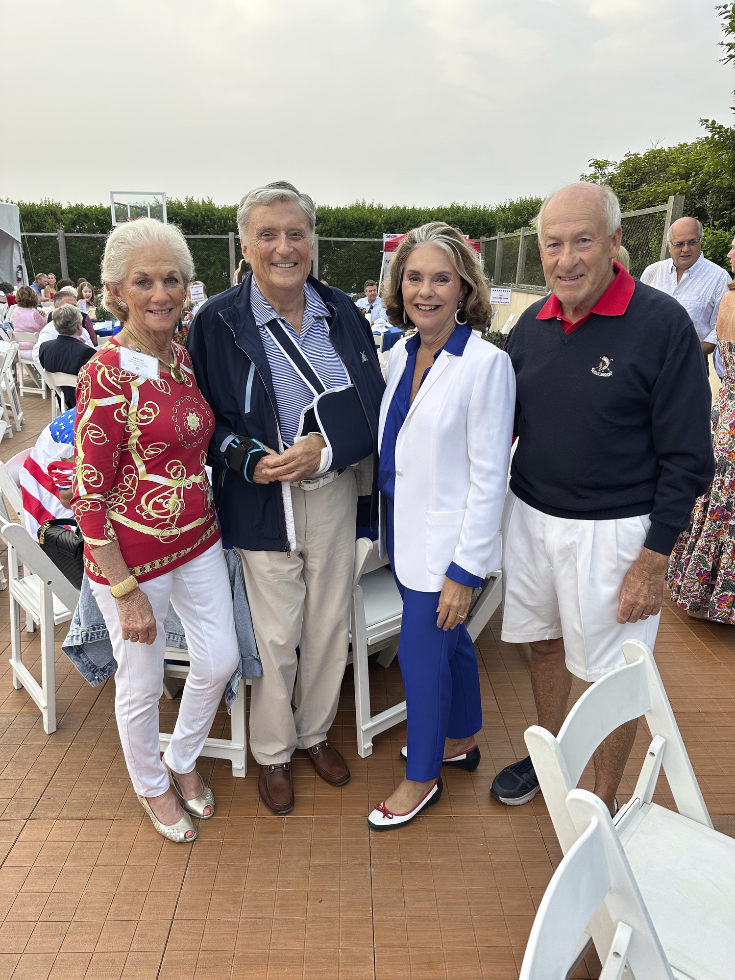 Ann Grimm, Joe and Sheila Fuchs and Bill Yawney.