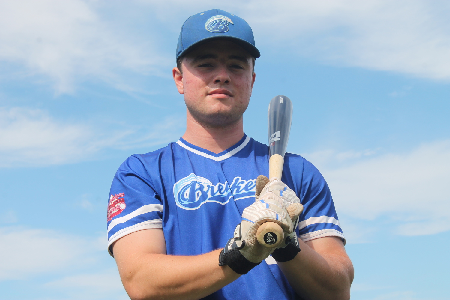 Southampton Breakers catcher Ty Gilligan (Dominican University) has been around baseball his entire life.    KRIS VINSKI