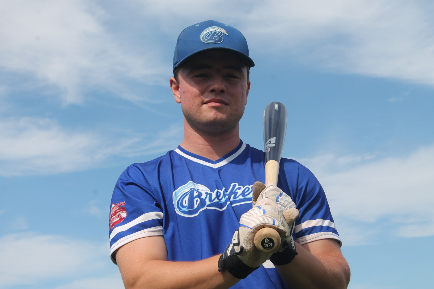 Southampton Breakers catcher Ty Gilligan (Dominican University) has been around baseball his entire life.    KRIS VINSKI