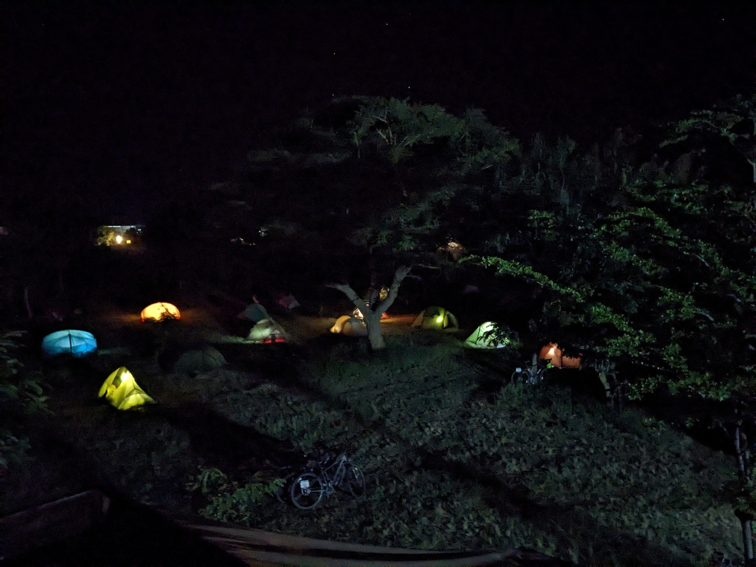 A campsite in Kenya. COURTESY JOE LOUCHHEIM