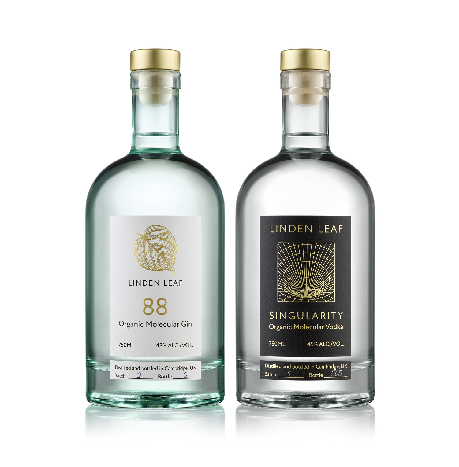 Linden Leaf's 88 Organic Molecular Gin and Singularity Organic Molecular Vodka are now available on the East End at The Surf Lodge in Montauk and Sag Harbor Kitchen and The Green Room at Sag Harbor Cinema. COURTESY LINDEN LEAF