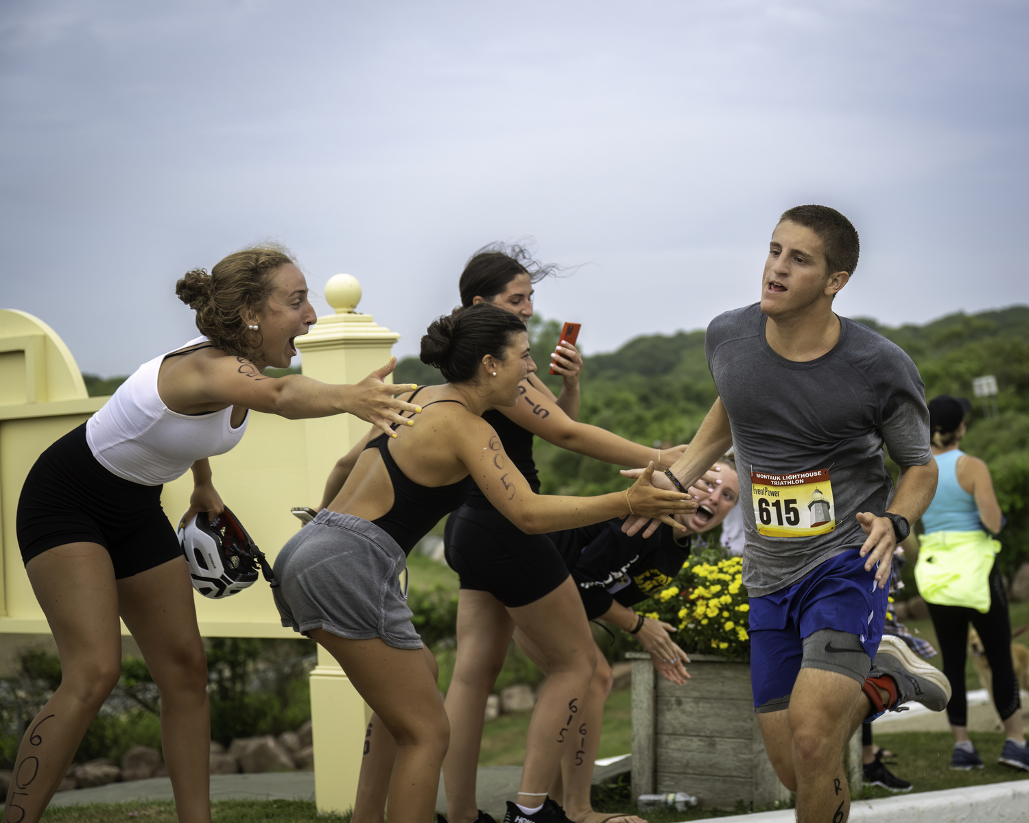 Jason Zampi looks to finish with some motivational help.   MARIANNE BARNETT