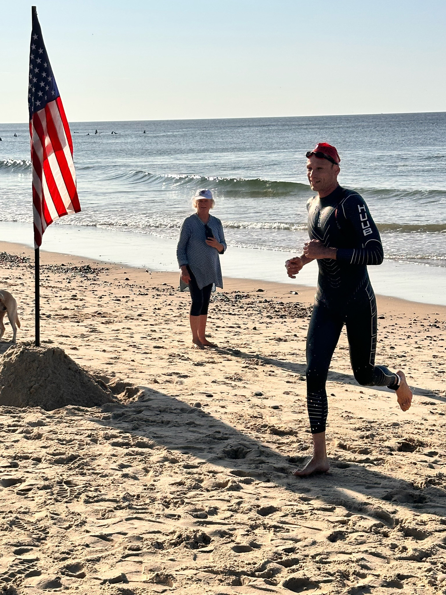 Matthew Raske was the overall champion of the 5K.    COURTESY MONTAUK PLAYHOUSE FOUNDATION