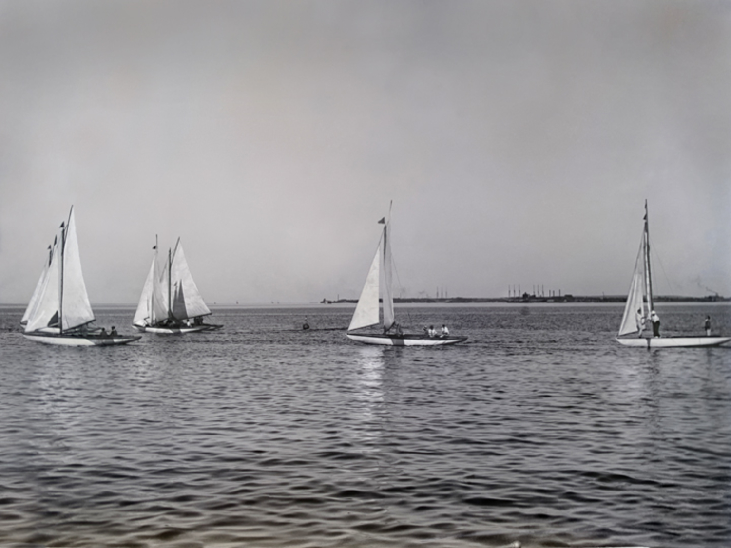 Sailboats near Sag Harbor. WILLIAM G. HOWARD