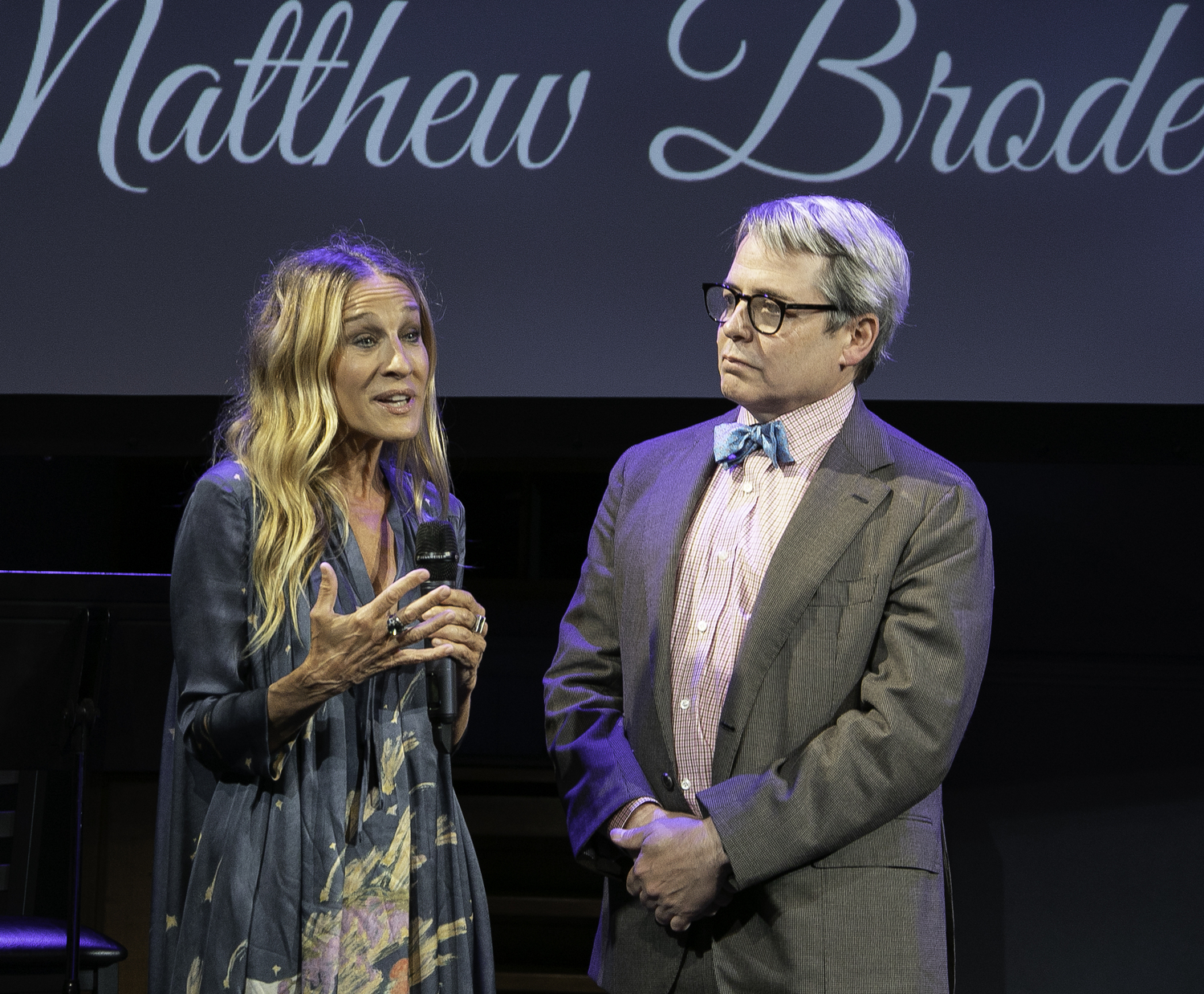 Sarah Jessica Parker and Matthew Broderick at the Bay Street gala. LENNY STUCKER