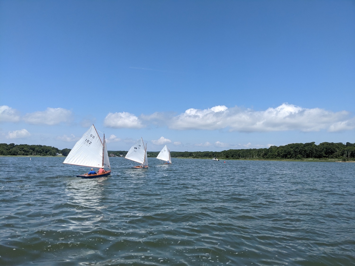 The SS Class Association held its annual Smith Point Races on Saturday, following a different path than usual.