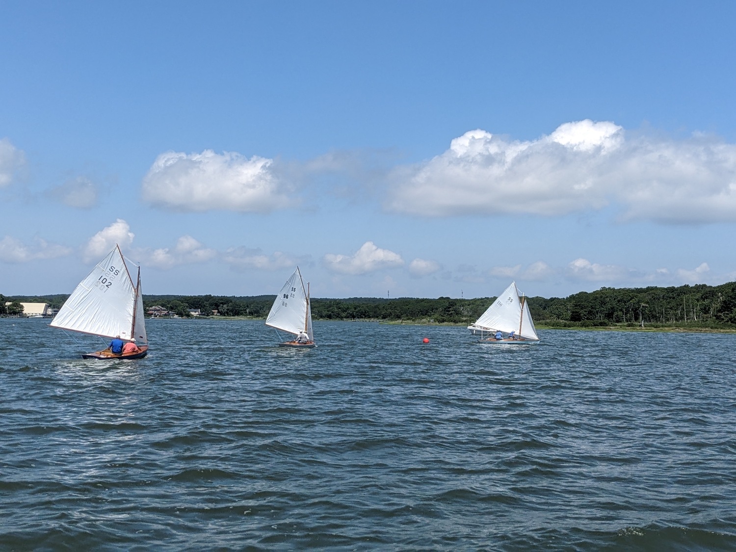 The SS Class Association held its annual Smith Point Races on Saturday, following a different path than usual.