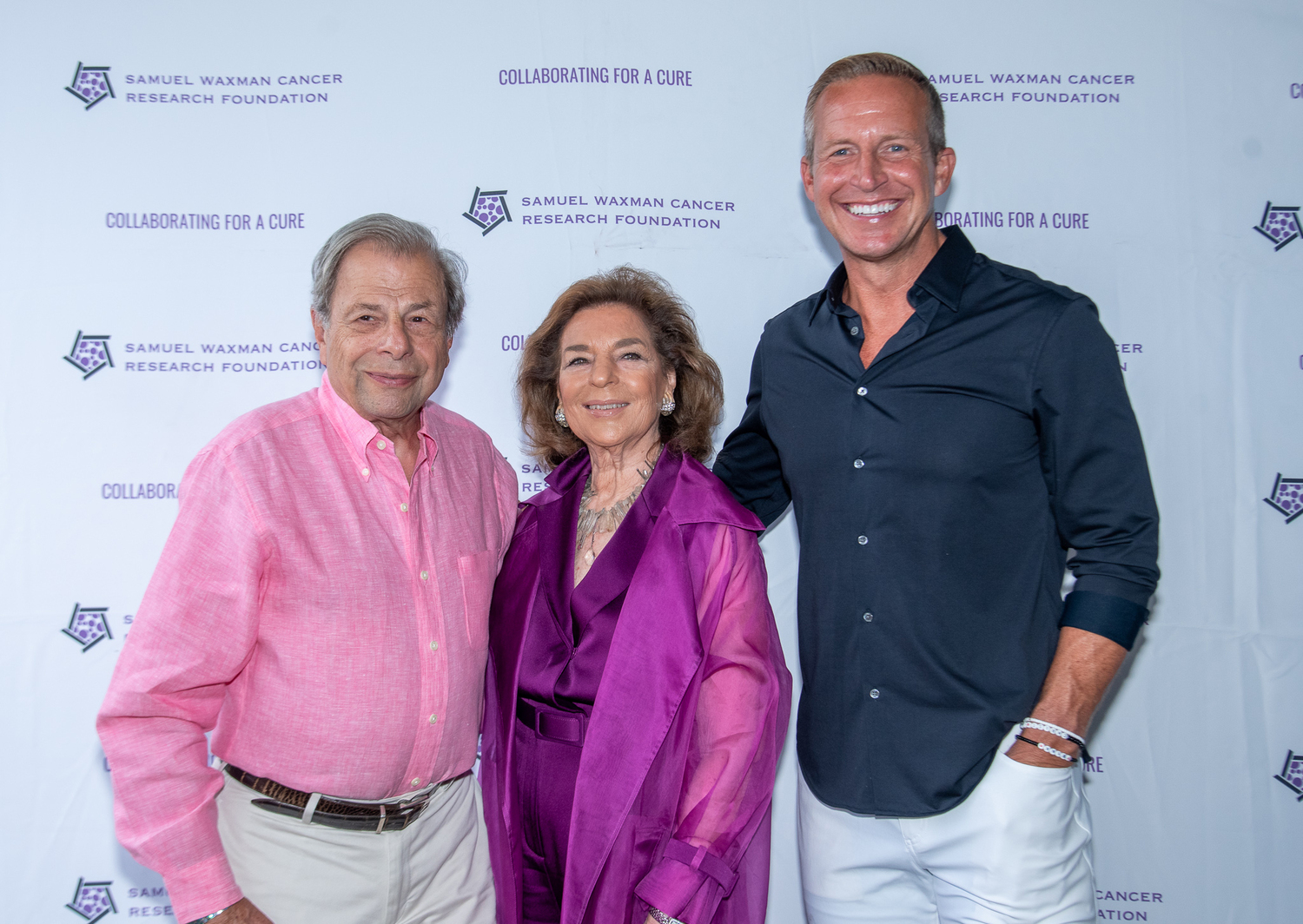 Dr. Samuel Waxman, Marion Waxman and Chris Wragge.