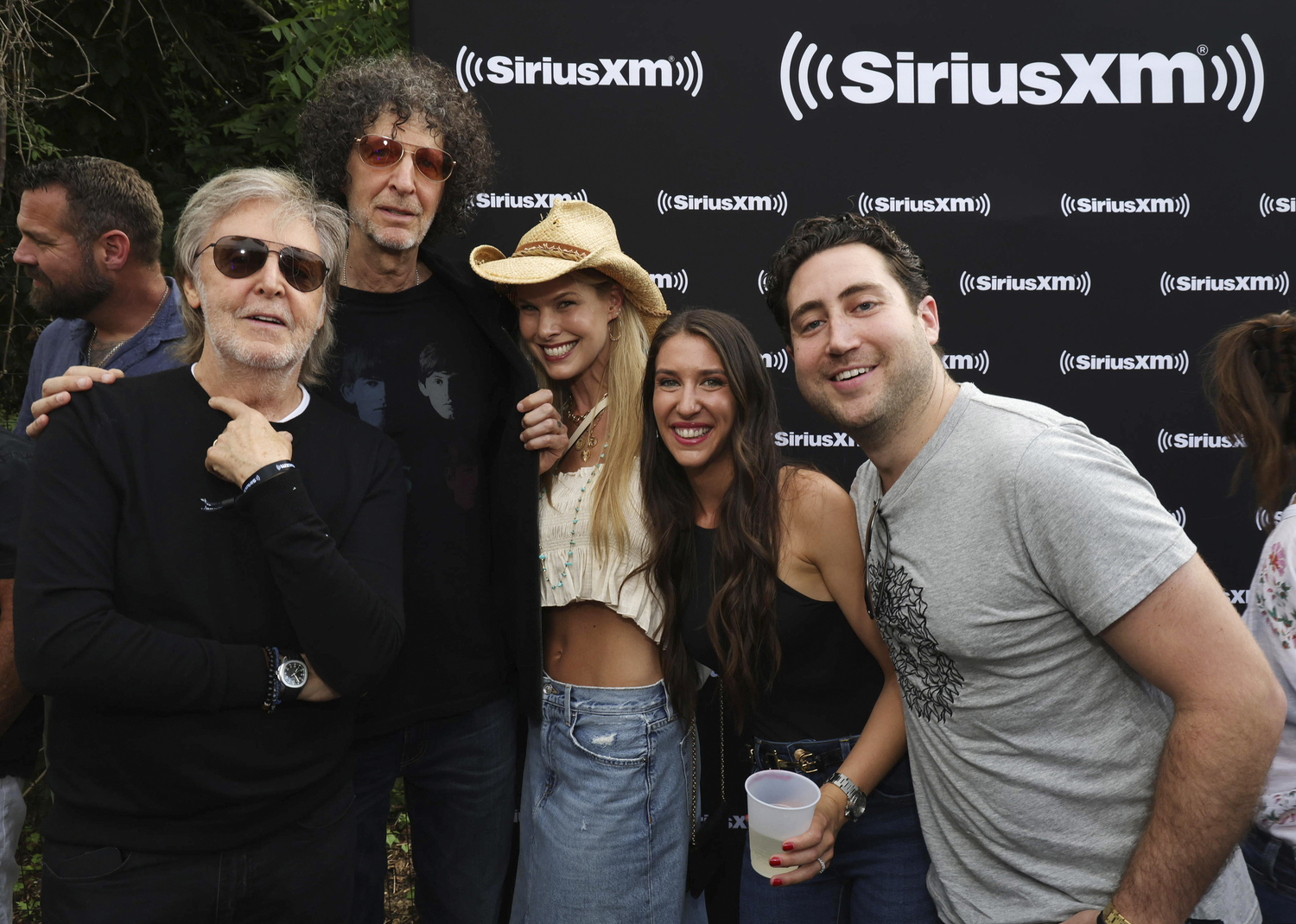 Paul McCartney, Howard Stern, Beth Stern and guests attend as Ed Sheeran performs live for SiriusXM at the Stephen Talkhouse on Monday evening.    Kevin Mazur/Getty Images for SiriusXM