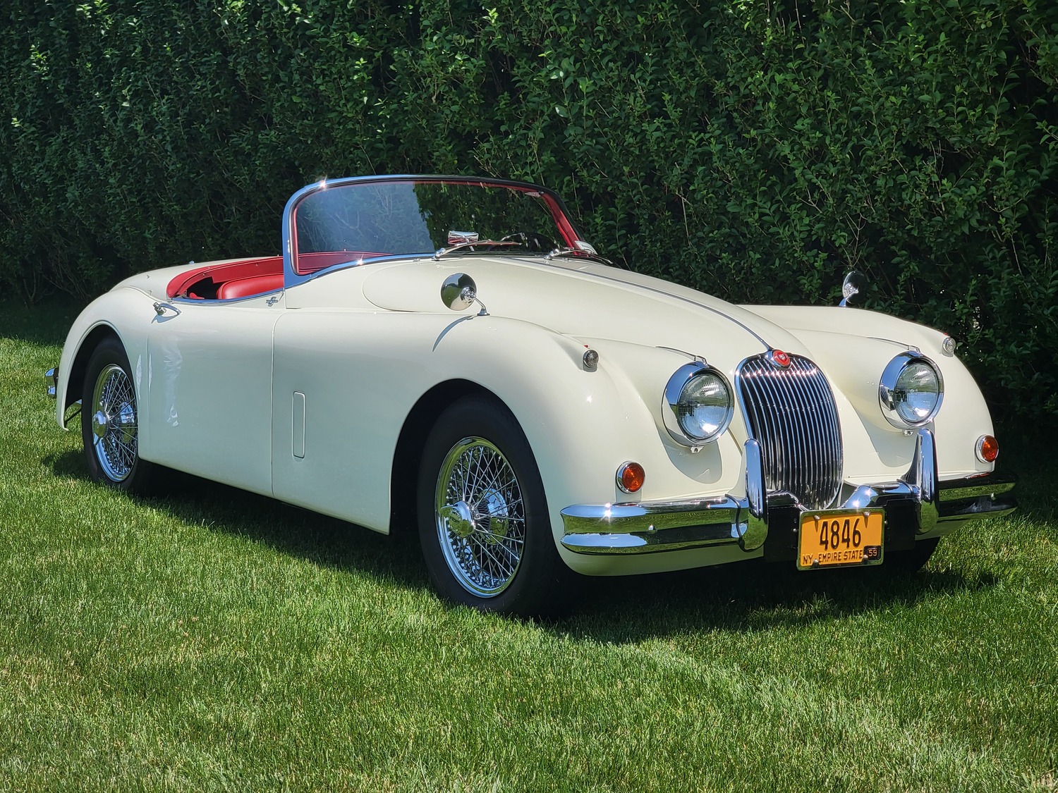 This 1959 Jaguar XK150S roadster is one of 70 cars that will be displayed at the Southampton FreshAir Home's 2023 Concours d’ Elegance. ROME ARNOLD