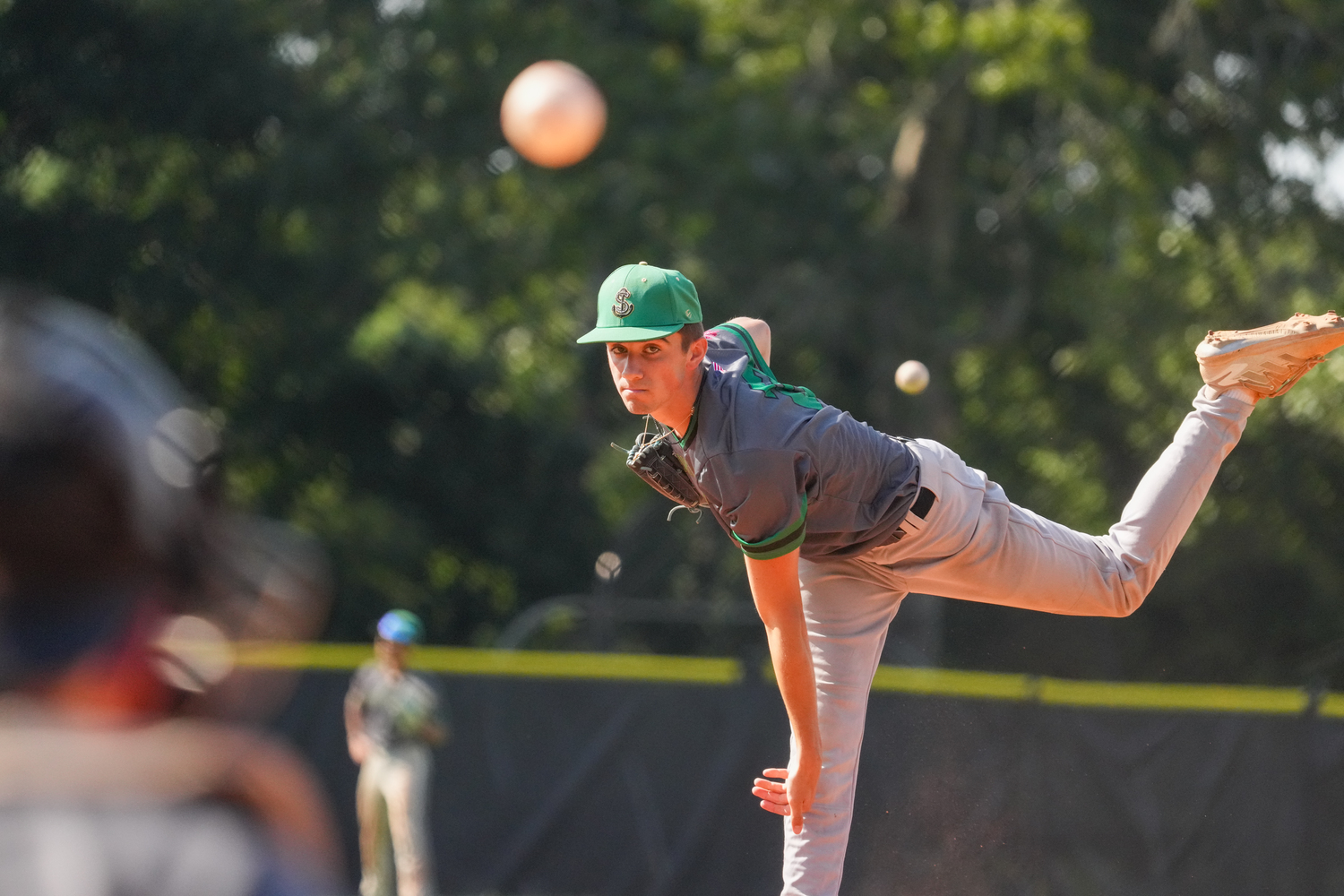 South Shore starting pitcher Bobby Finn was strong in Monday's game three, allowing just three runs in six innings.   RON ESPOSITO