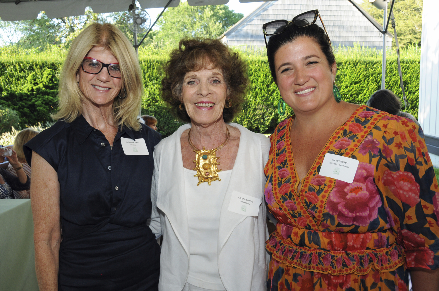 Kathleen King, Arlene Bujese and Mary C. Crosby.