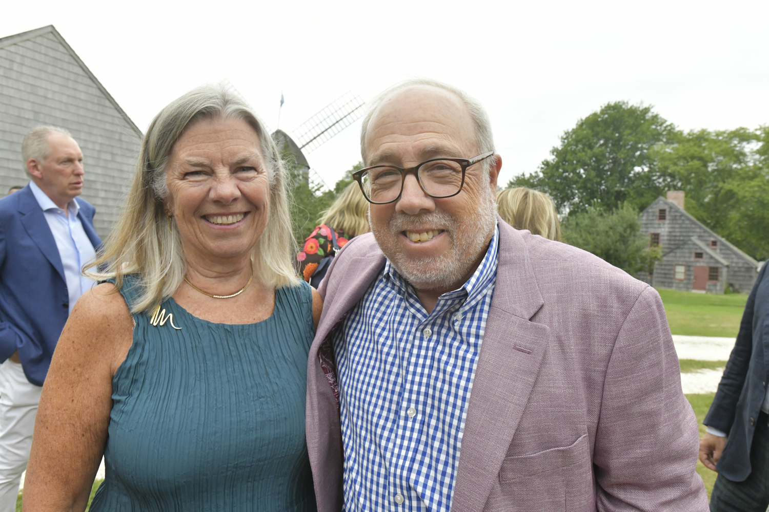 Catherine Flickinger and Ed Hollander.