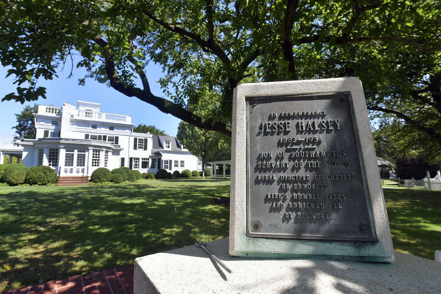 The Rogers Mansion in Southampton Village.  DANA SHAW