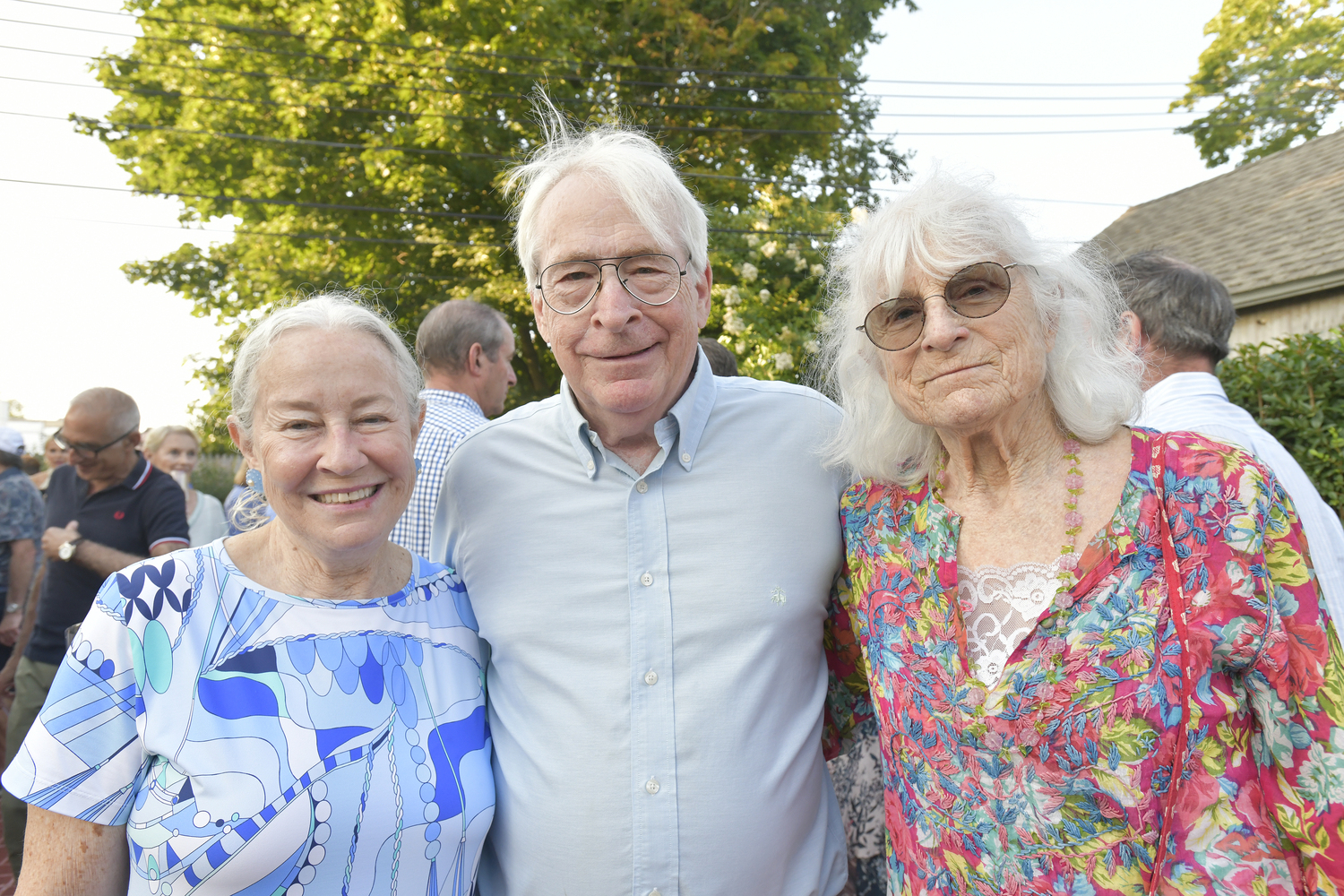 Dede Gotthelf Moan and Terry Moan with Dinah Maxwell Smith.