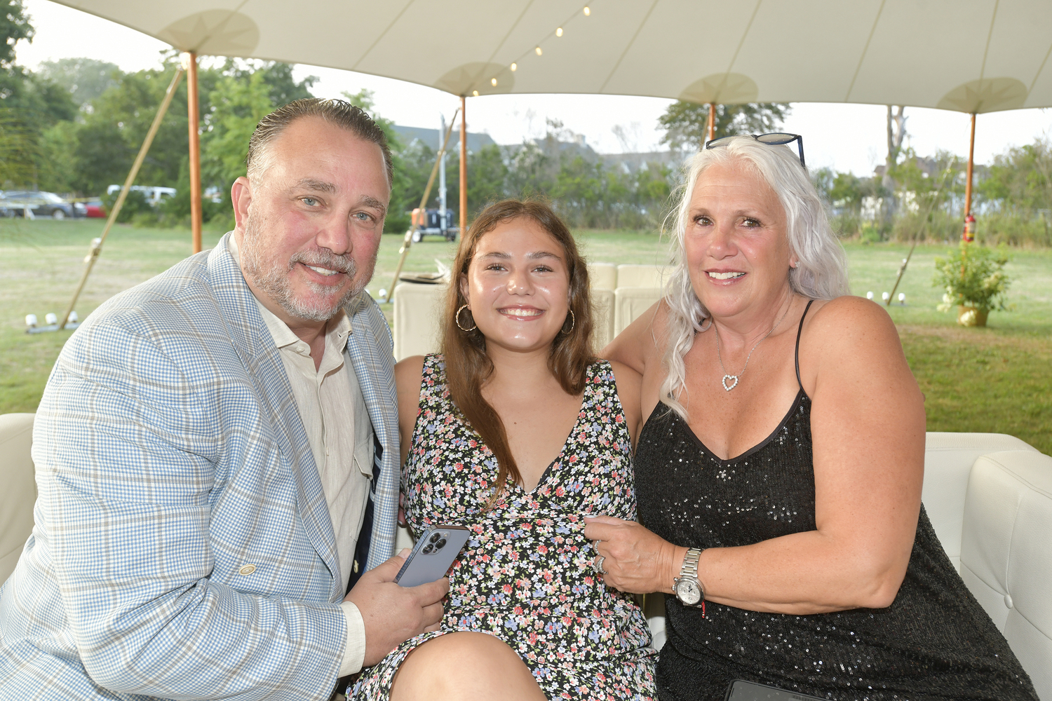 Rich, Alexandra and Claudia Behmoiram.