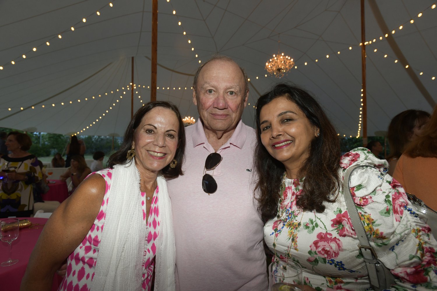 Alice and Bruce Geismar with Madhu Powar Garg.