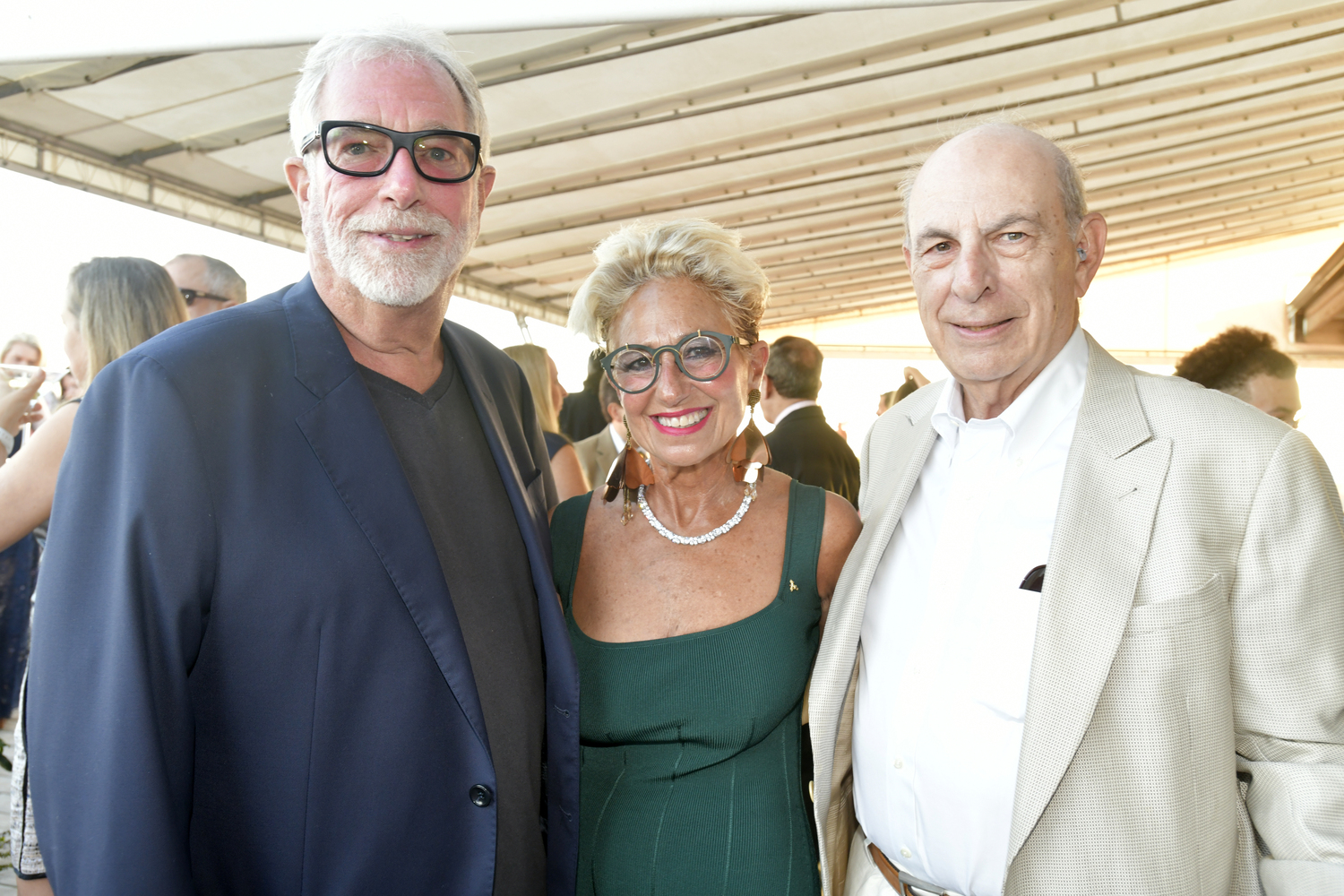 Jack and Jodi Wasserman with Sam Eskenazi.