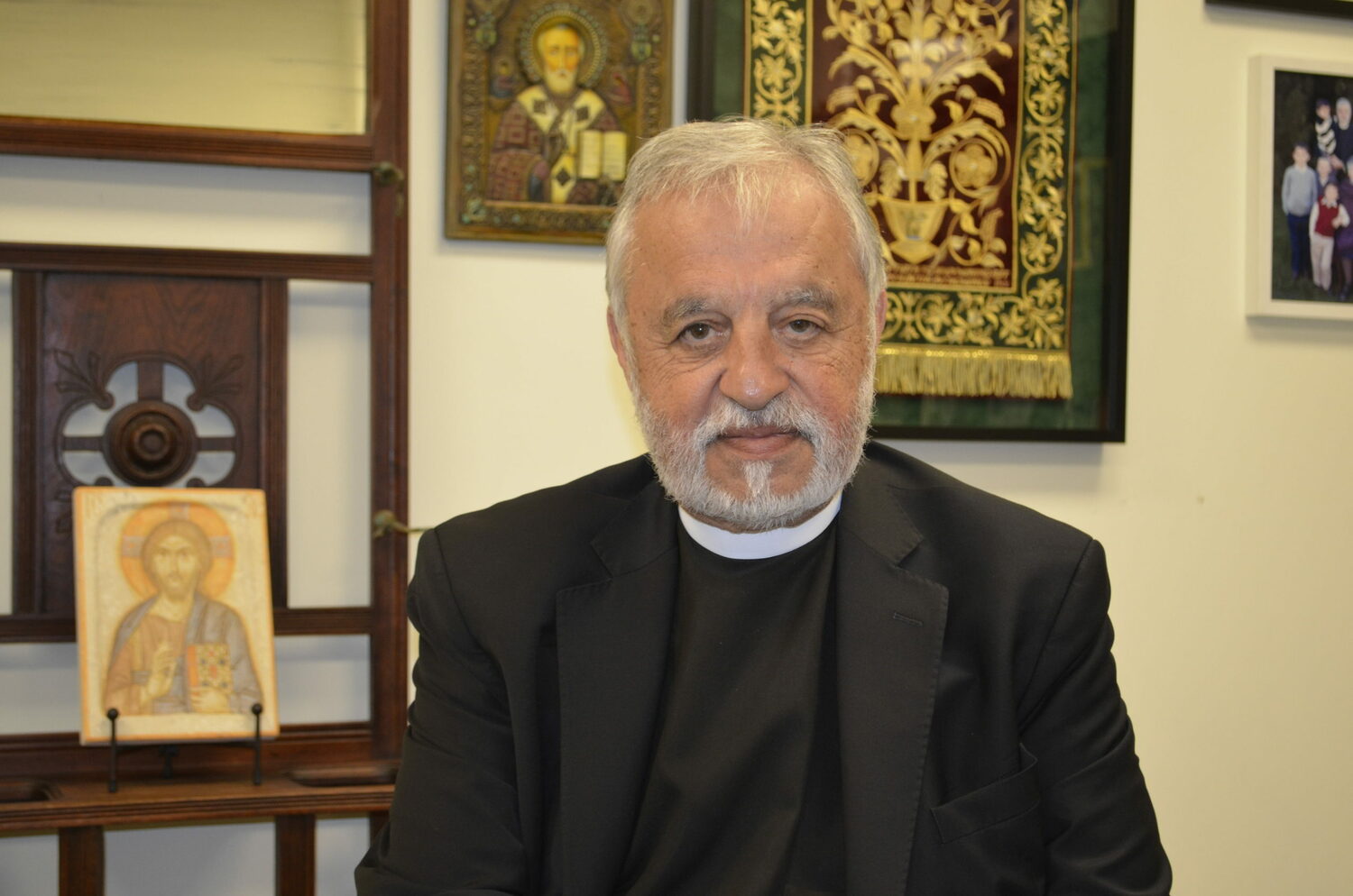 Father Alex Karloutsos of the Dormition of the Virgin Mary Greek Orthodox Church of the Hamptons.