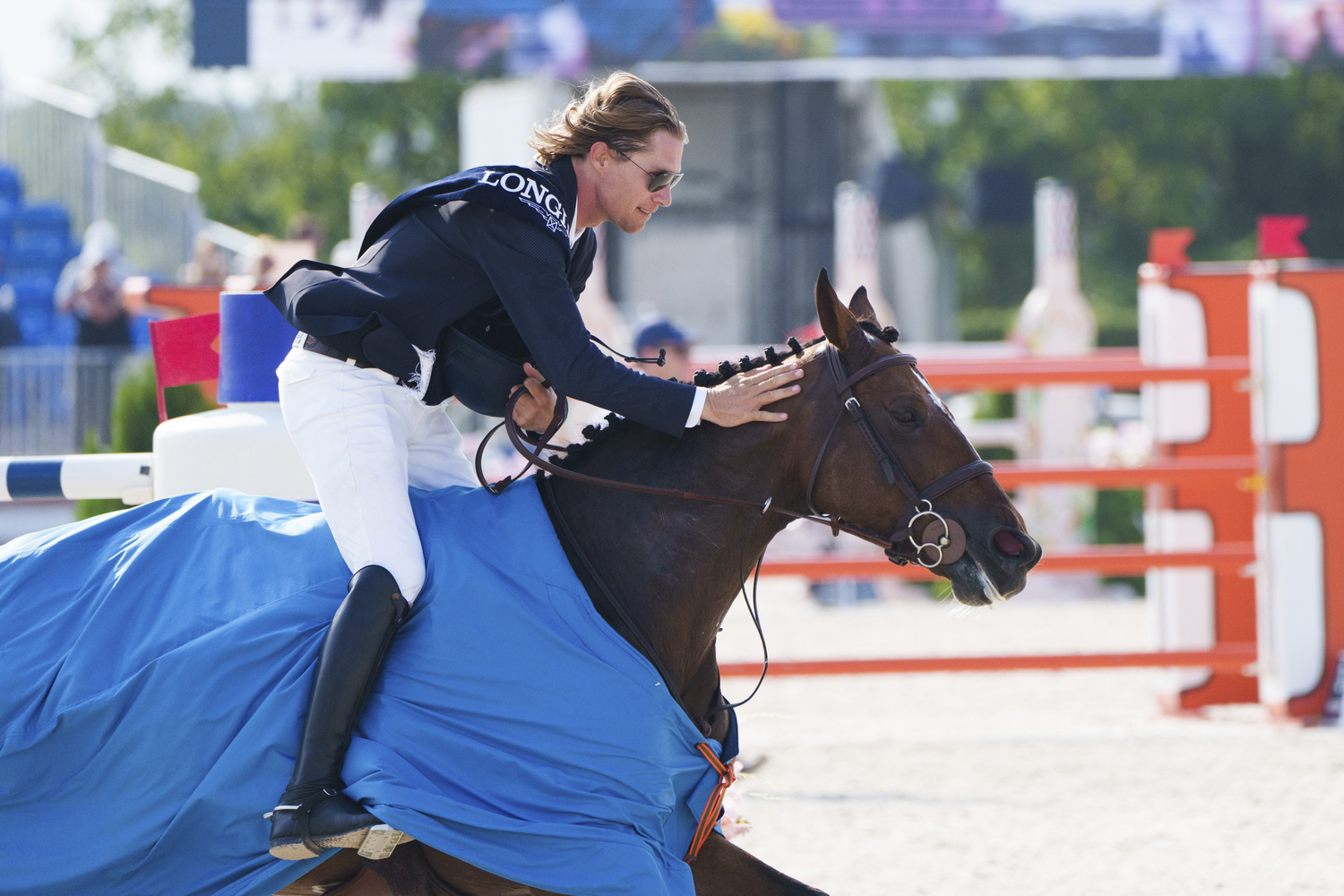 Karl Cook and his mare, Kalinka Van’t Zorgvliet, won last year's Grand Prix.   LORI HAWKINS