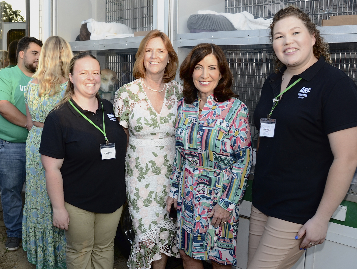 Jessica Quaresimo, Kim Nichols, Governor Kathy Hochul and Bridget Stonemetz.