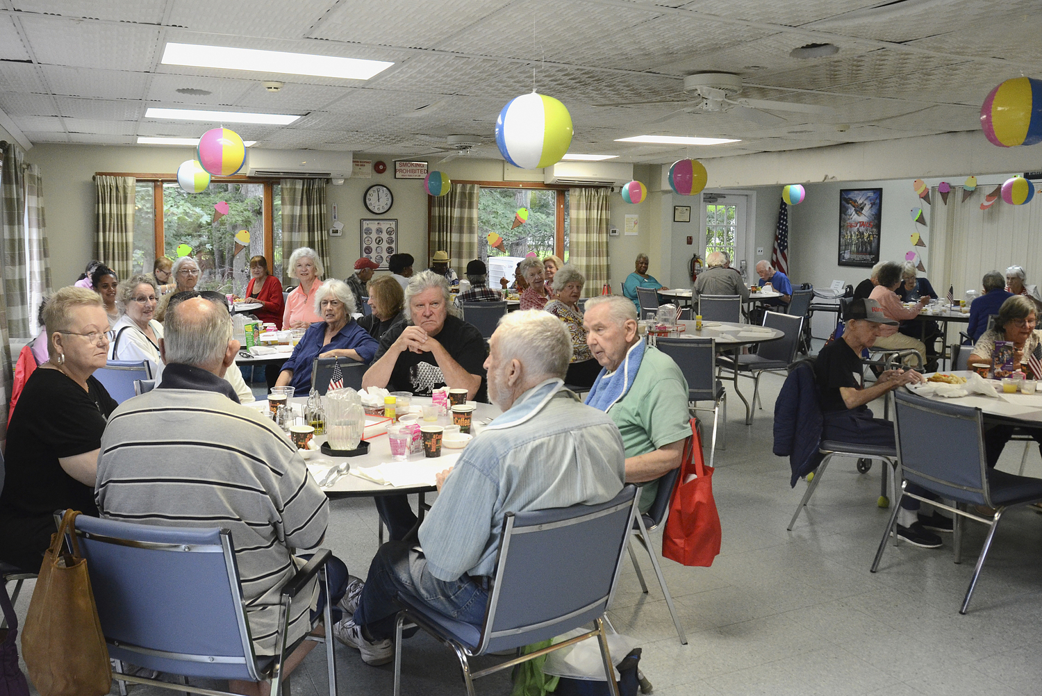 Lunch at  East Hampton Senior Citizens Center.  KYRIL BROMLEY