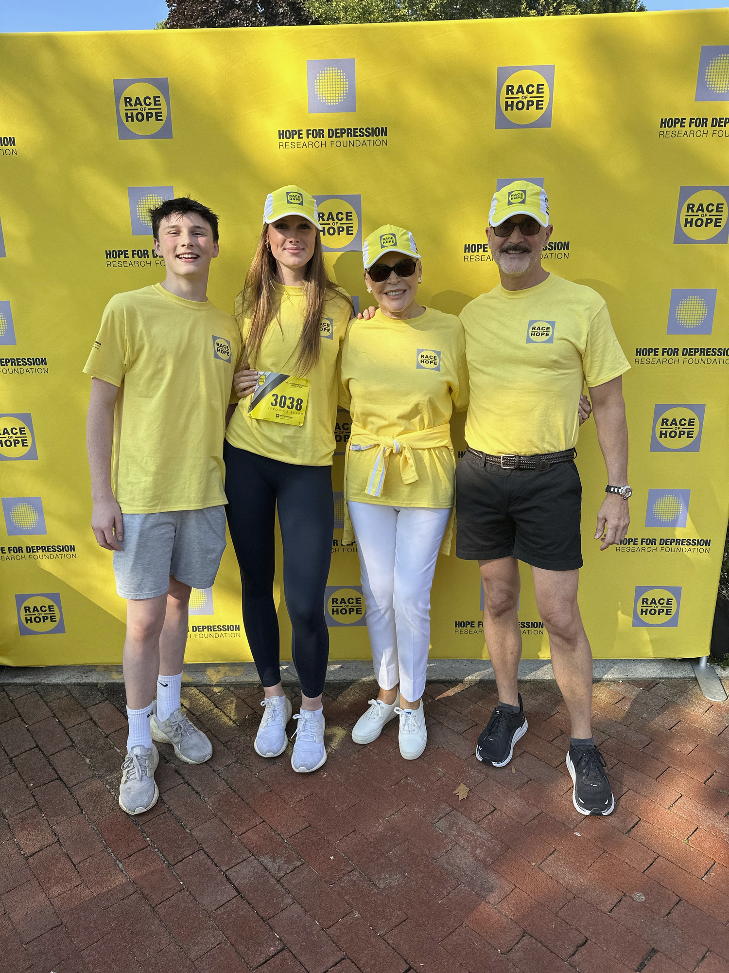 Hayden Lucas, Grier Henchy, Audrey Gruss and Arthur Dunnam at the Hope for Depression Research Foundation’s  