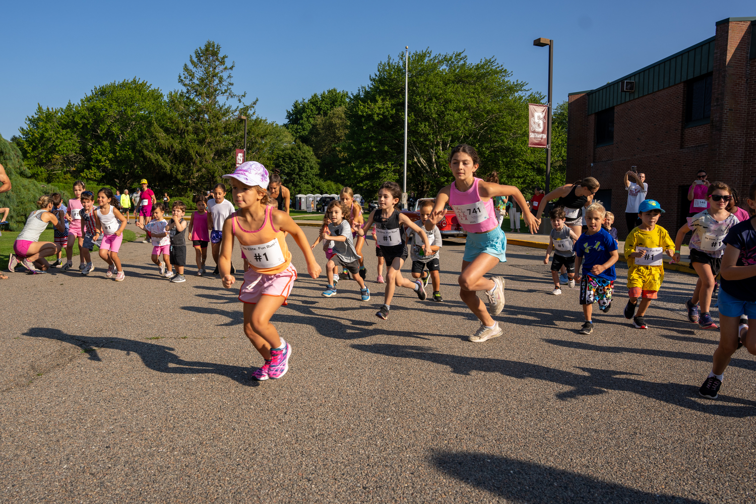 The kid's fun run.   RON ESPOSITO