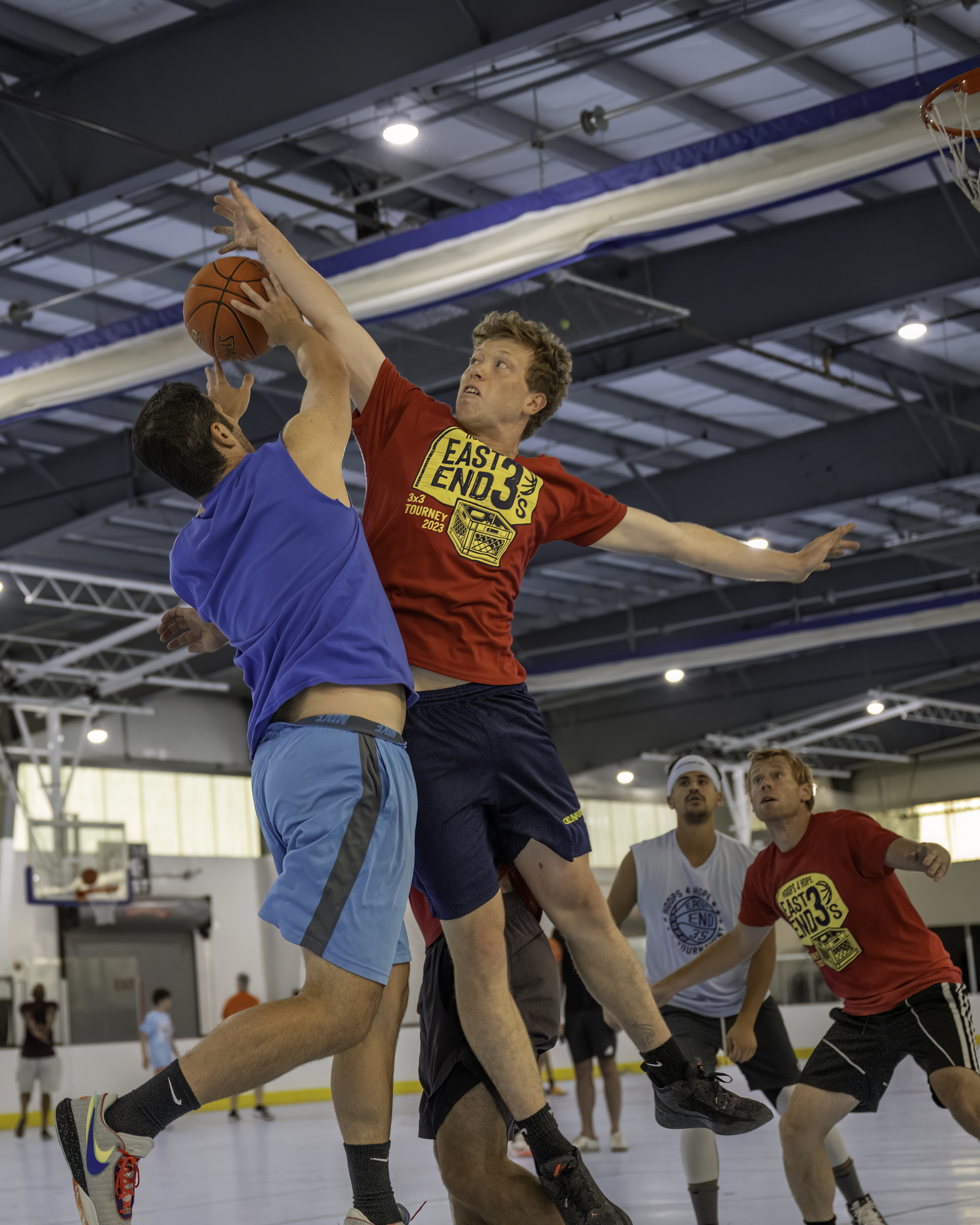 The Hoops 4 Hope 3-on-3 basketball tournament was held at Sportime Amagansett on Saturday.    MARIANNE BARNETT