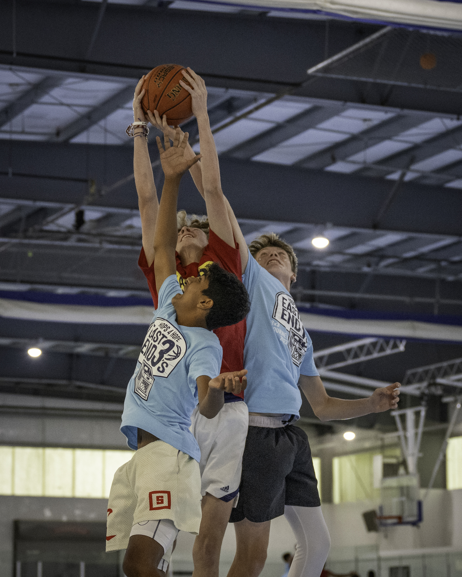The Hoops 4 Hope 3-on-3 basketball tournament was held at Sportime Amagansett on Saturday.    MARIANNE BARNETT