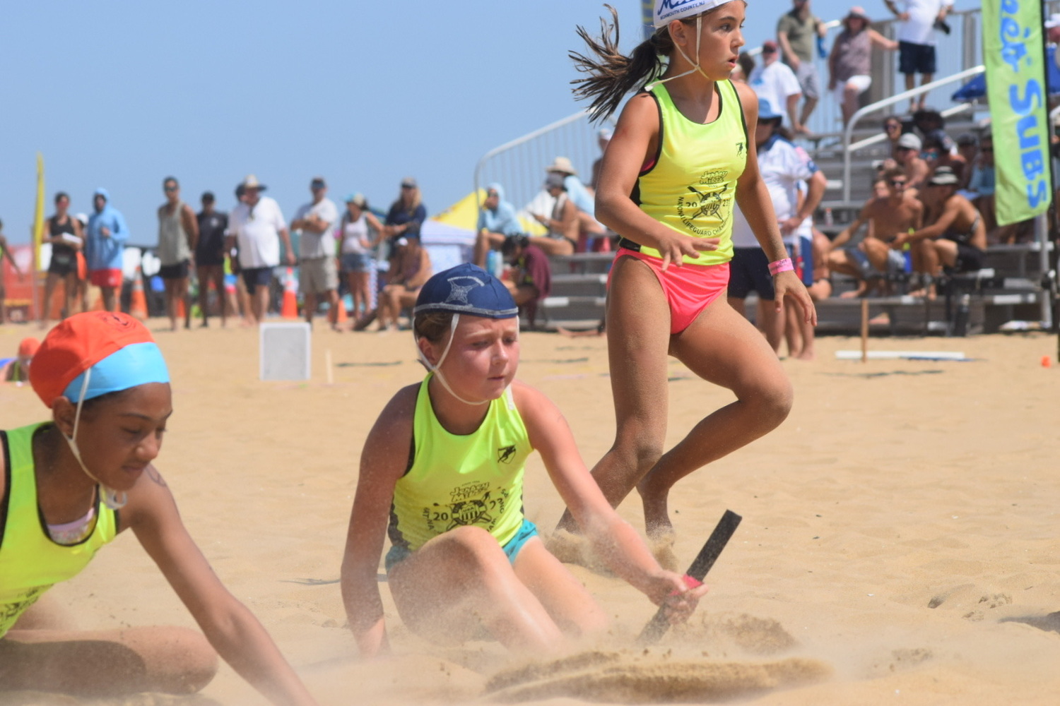 The Hampton Lifeguard Association took a team of nearly 100 lifeguards--both juniors and adults--to the USLA National Lifeguard Championships in Virginia Beach last week. NICOLE CASTILLO PHOTOS