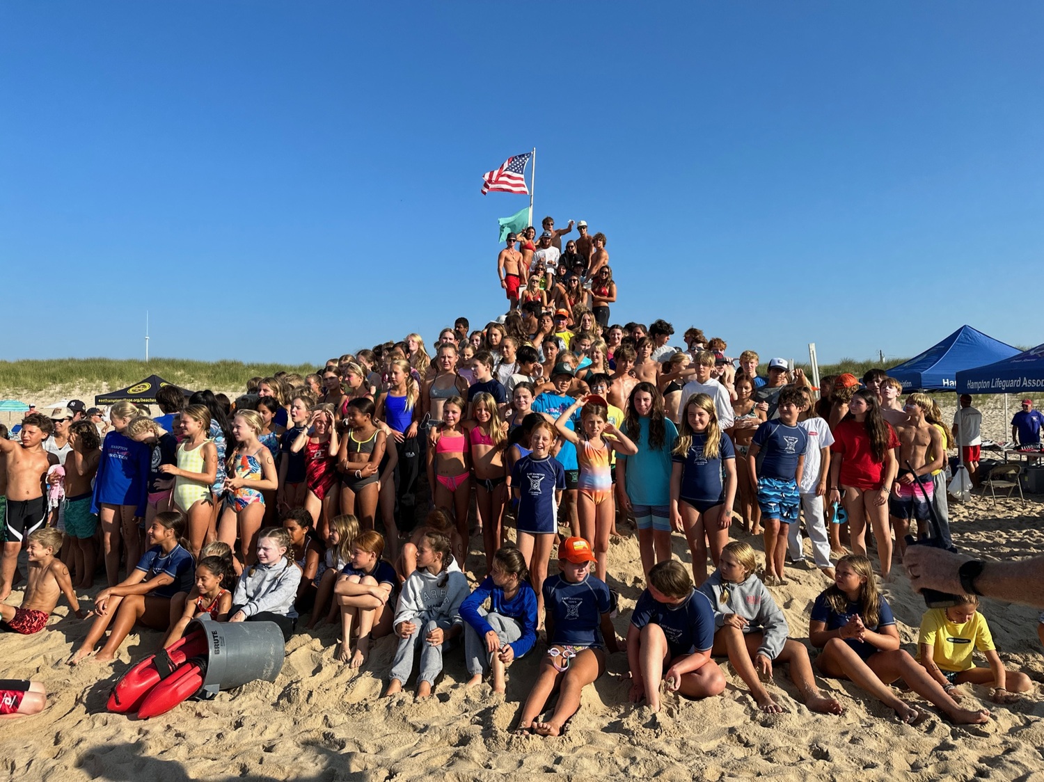 HLA hosted its annual East Hampton Junior Lifeguard Tournament at Atlantic Avenue Beach in Amagansett,  CINTIA PARSONS