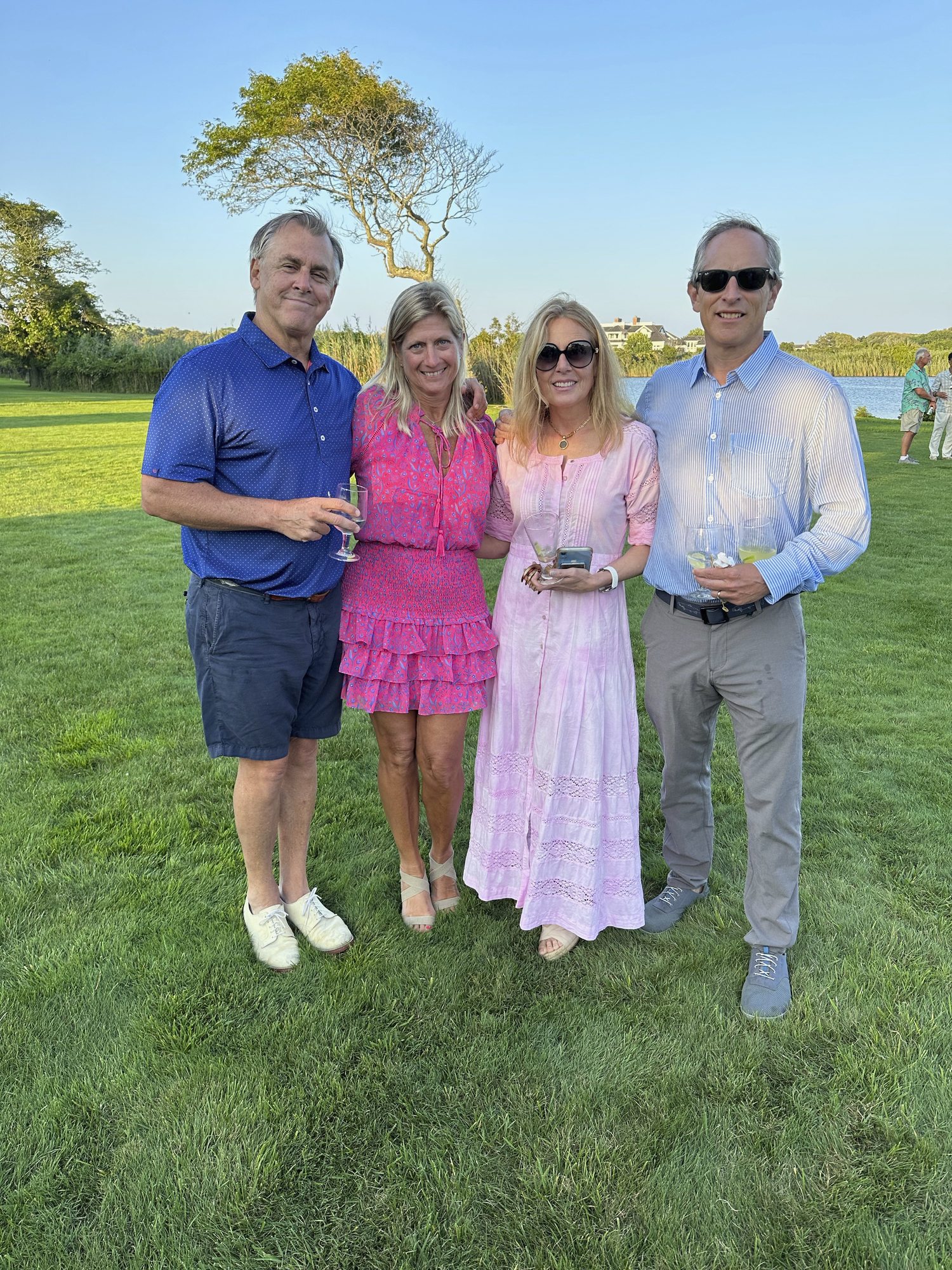 Bill and Lisa Hannan with Kristen and David Karr.