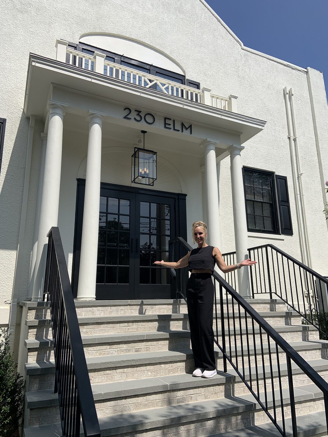 Andrea Correale, owner of Elegant Affairs, at the newly renovated 230 Elm, set to begin hosting parties and events in October.  BRENDAN J. O'REILLY