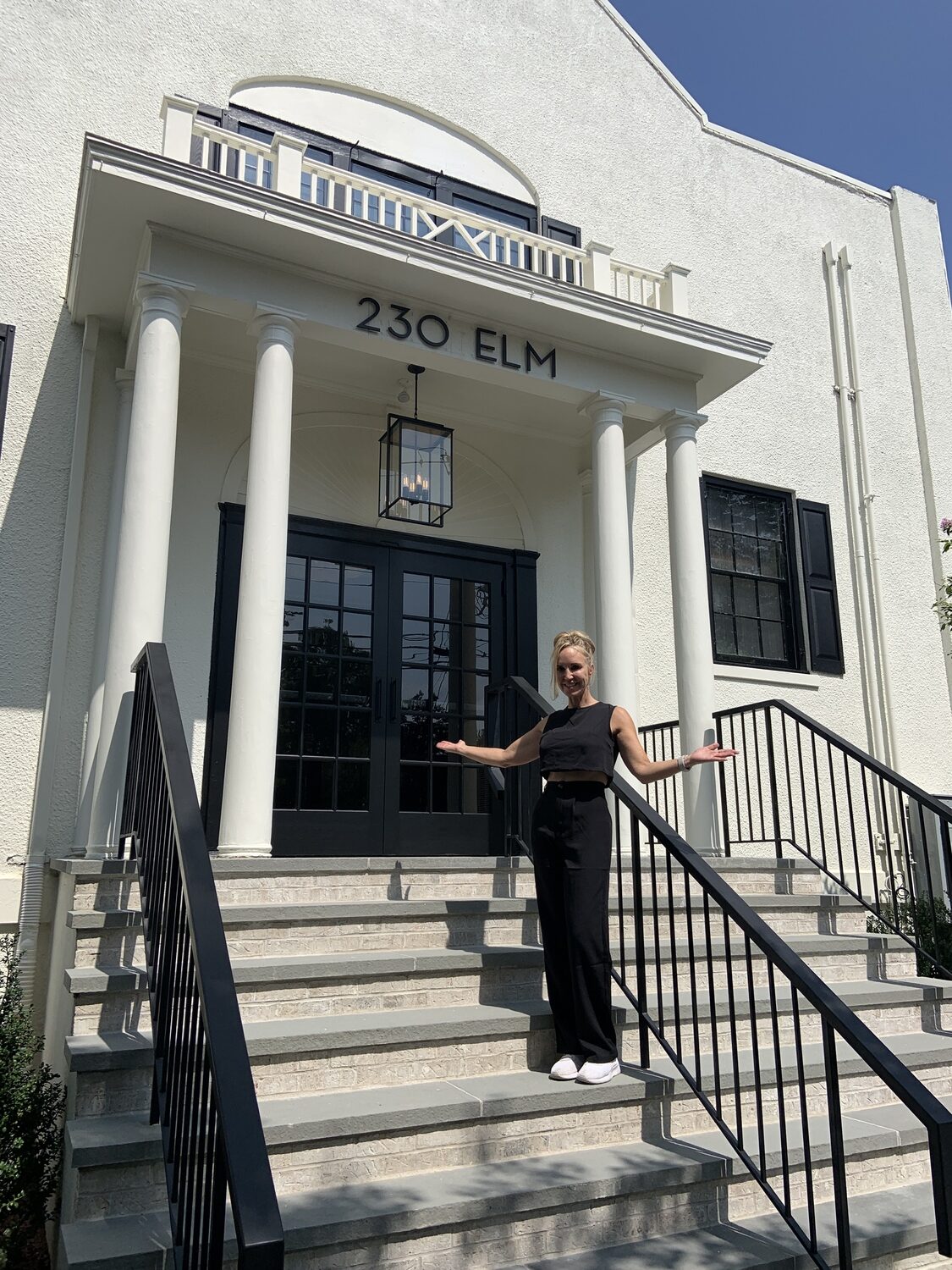 Andrea Correale, owner of Elegant Affairs, at the newly renovated 230 Elm, set to begin hosting parties and events in October.  BRENDAN J. O'REILLY