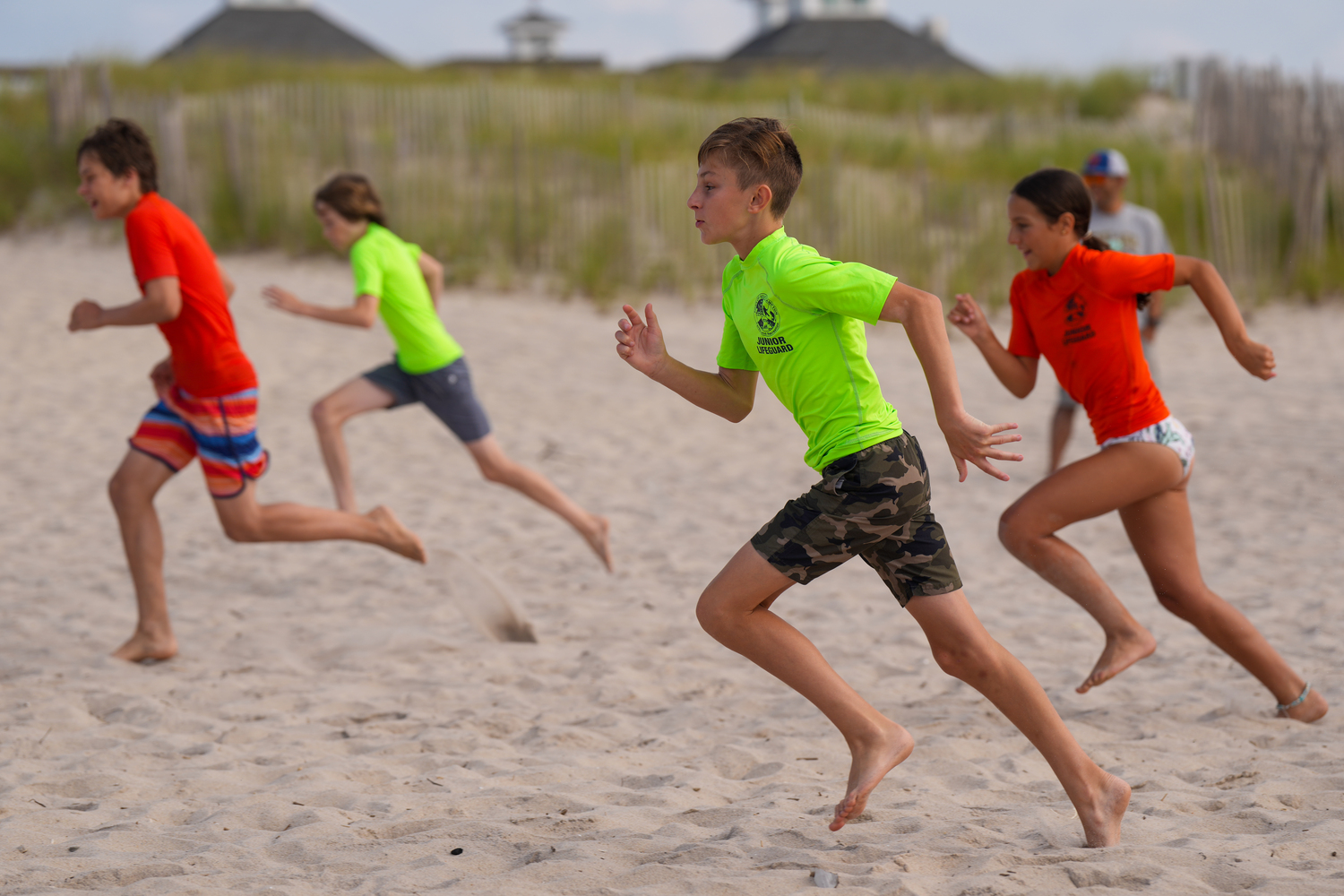 The Southampton Town Junior Lifeguard Program nearly doubled this summer.  RON ESPOSITO