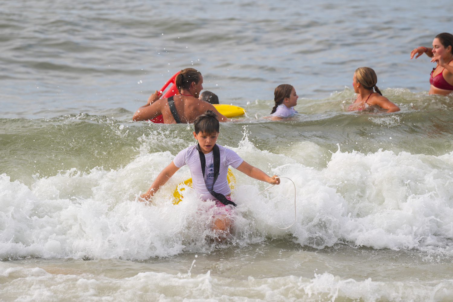 The Southampton Town Junior Lifeguard Program nearly doubled this summer.  RON ESPOSITO