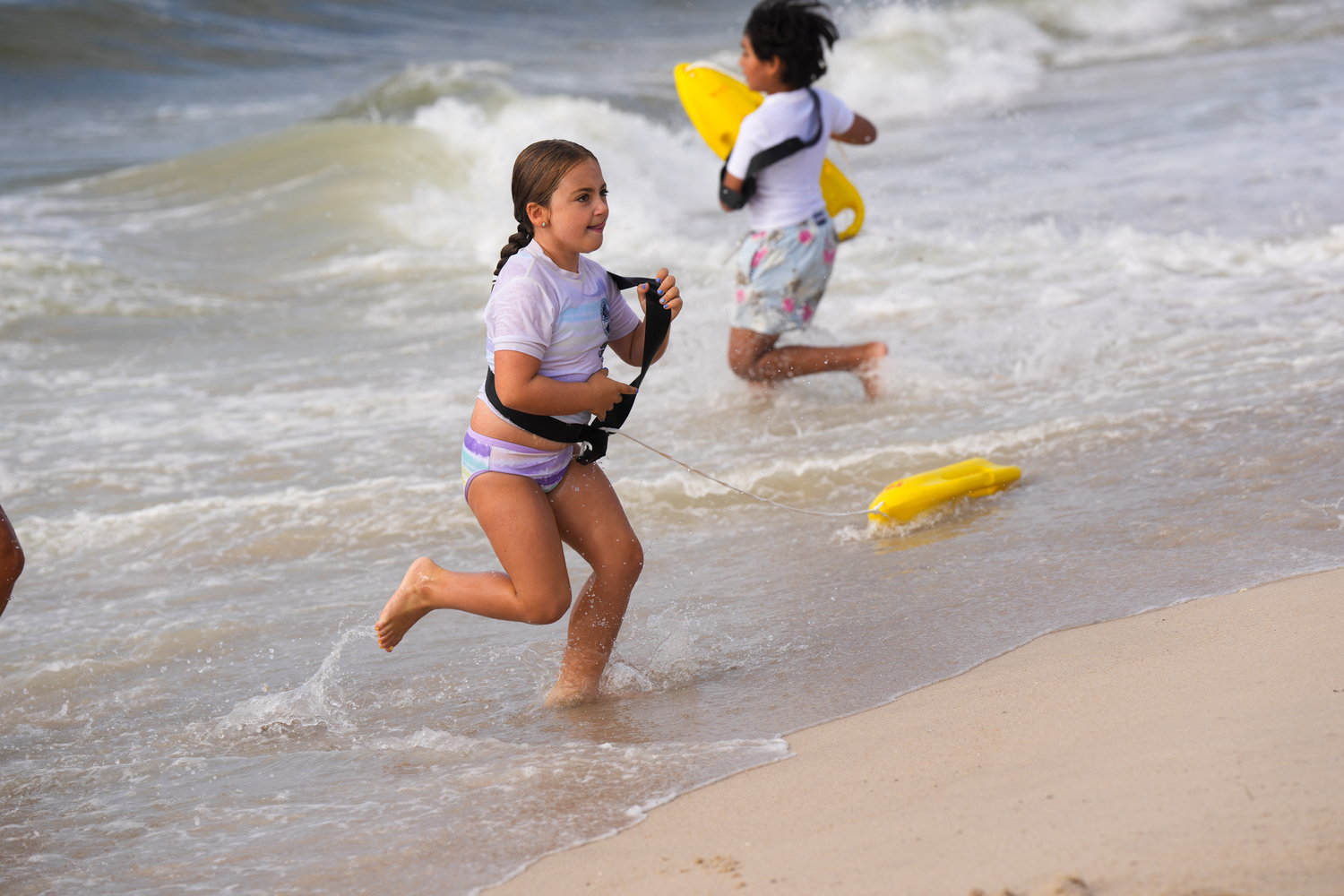 The Southampton Town Junior Lifeguard Program nearly doubled this summer.  RON ESPOSITO