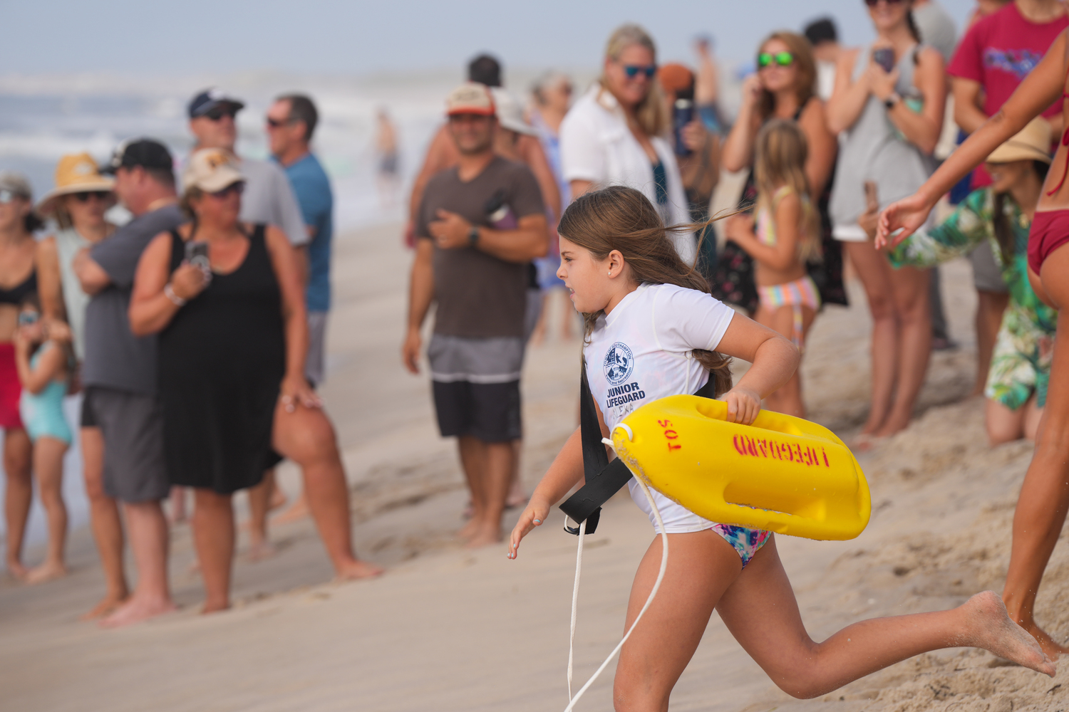 The Southampton Town Junior Lifeguard Program nearly doubled this summer.  RON ESPOSITO