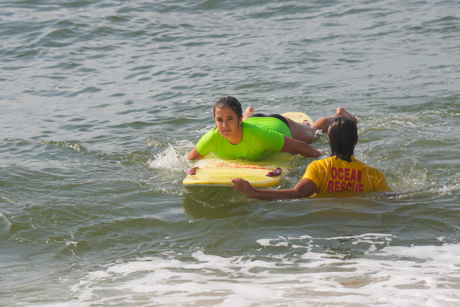 The Southampton Town Junior Lifeguard Program nearly doubled this summer.  RON ESPOSITO