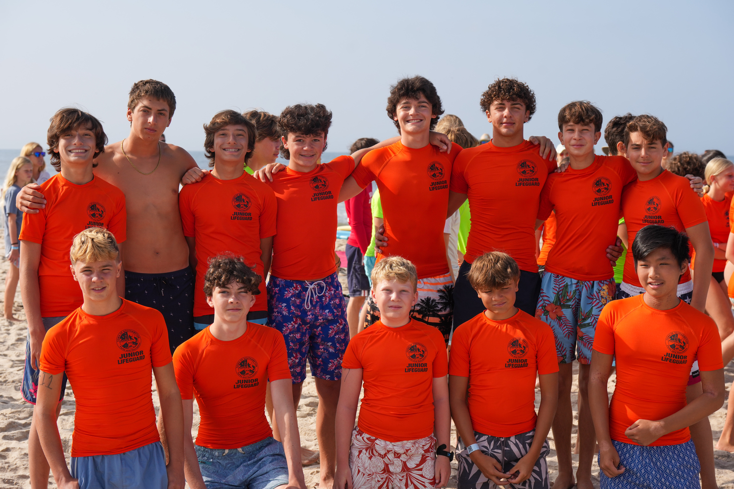 The Southampton Town Junior Lifeguard Program nearly doubled this summer.  RON ESPOSITO