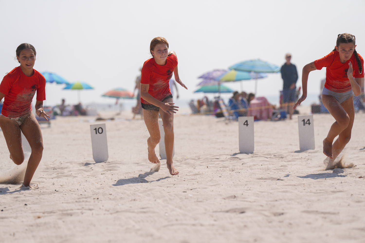 The Southampton Town Junior Lifeguard Program nearly doubled this summer.  RON ESPOSITO