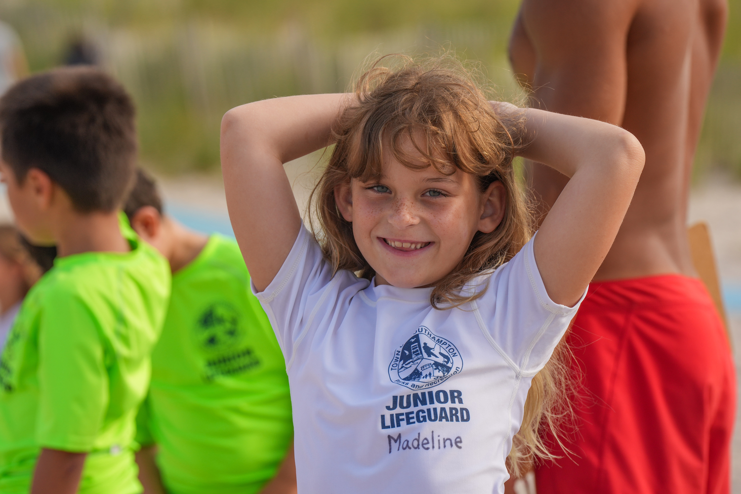 The Southampton Town Junior Lifeguard Program nearly doubled this summer.  RON ESPOSITO