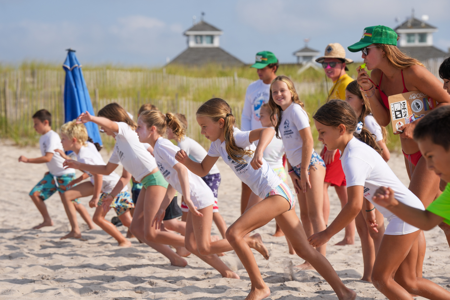 The Southampton Town Junior Lifeguard Program nearly doubled this summer.  RON ESPOSITO