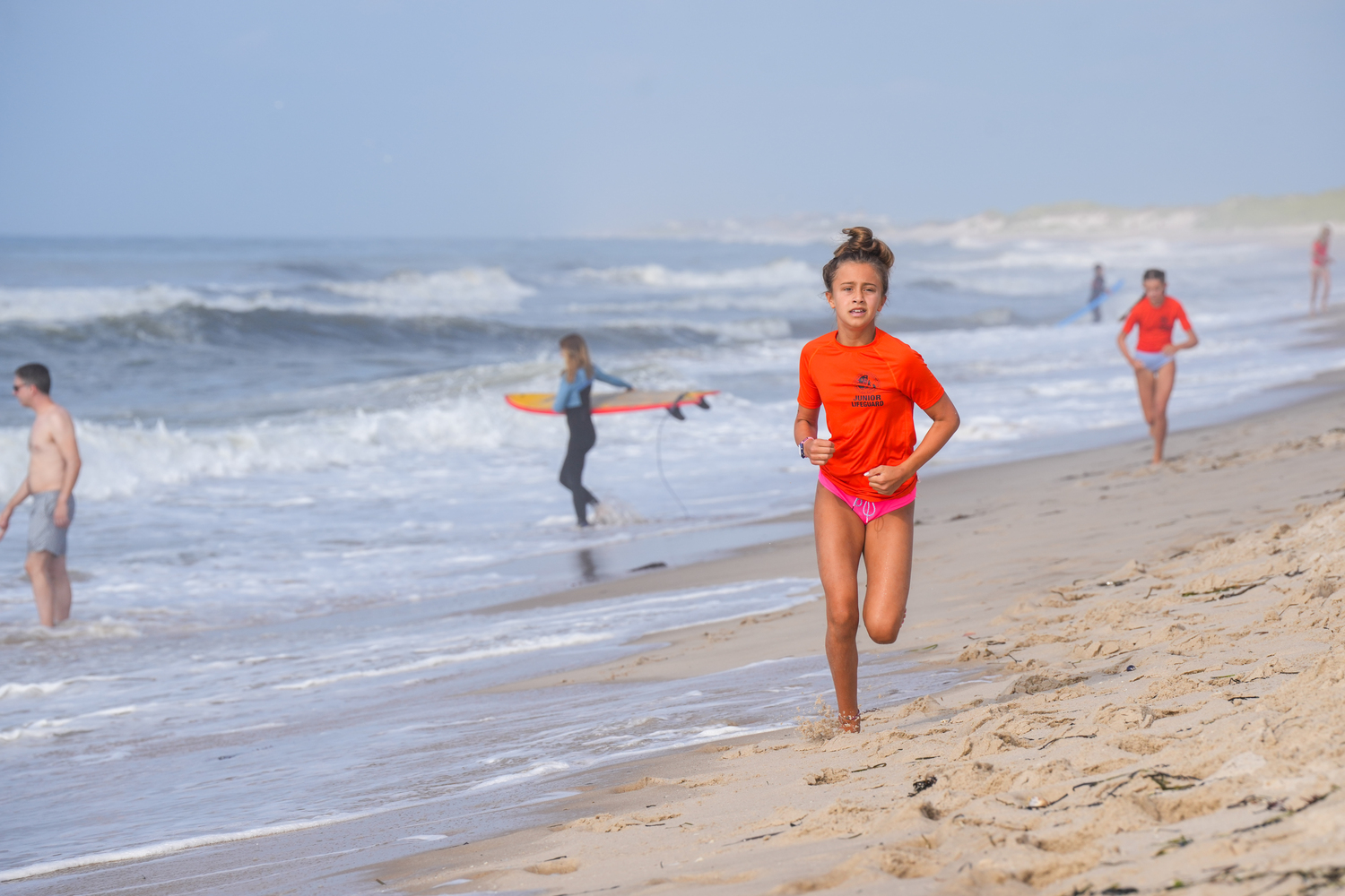 The Southampton Town Junior Lifeguard Program nearly doubled this summer.  RON ESPOSITO