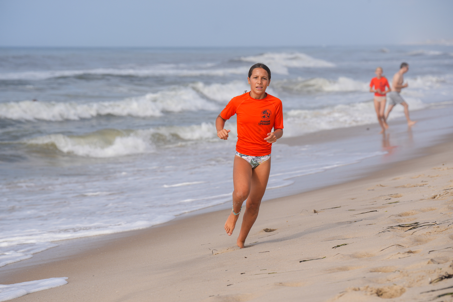 The Southampton Town Junior Lifeguard Program nearly doubled this summer.  RON ESPOSITO