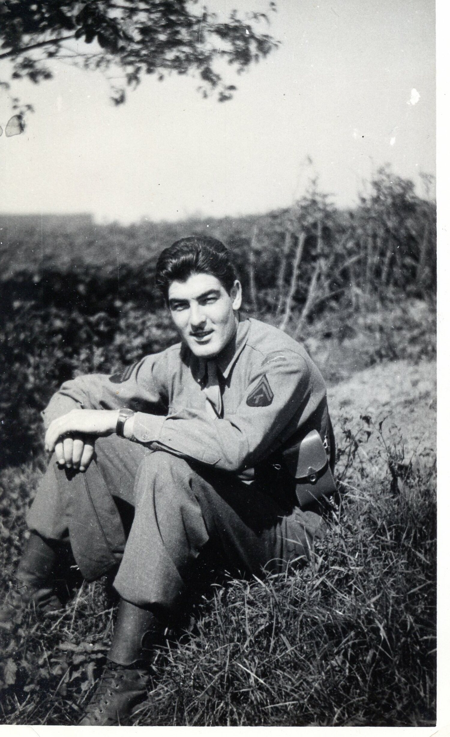 Bill Mulvihill in Germany, 1945