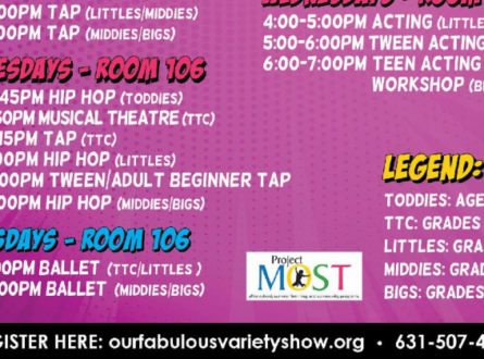 Our Fabulous Variety Show Tween + Adult Open Level Tap Dance (ages 11 and Up)